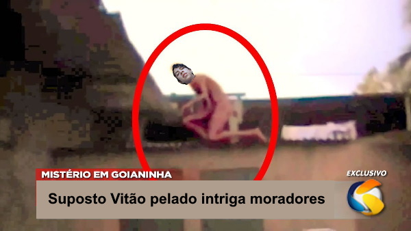 Suposto vitão pelado aparece